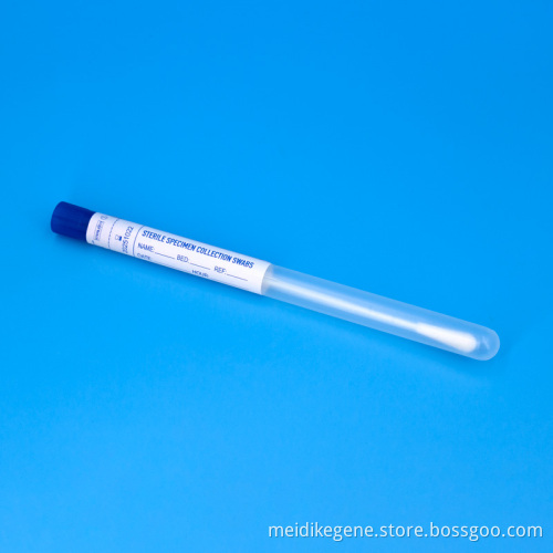 Disposable Medical Nylon Flocked Oropharyngeal Swab with Tube for Oral Sample Collection